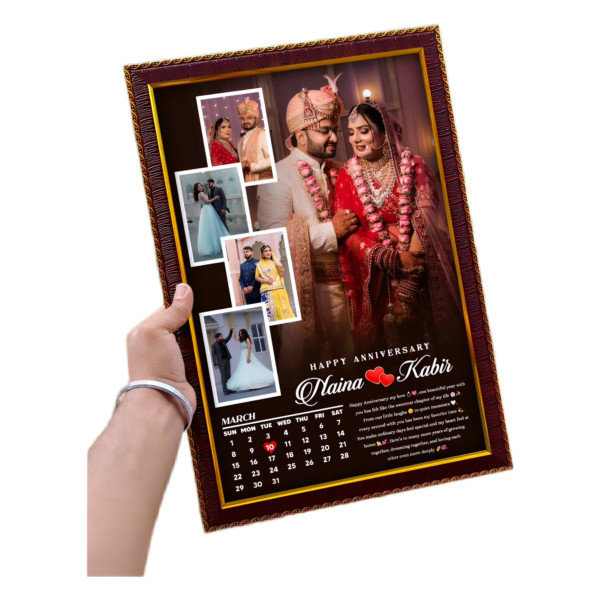 7db6c79b-29a6-4cde-9bce-a895b310965f Personalized Photo Frame Calendar | Custom size 8*12